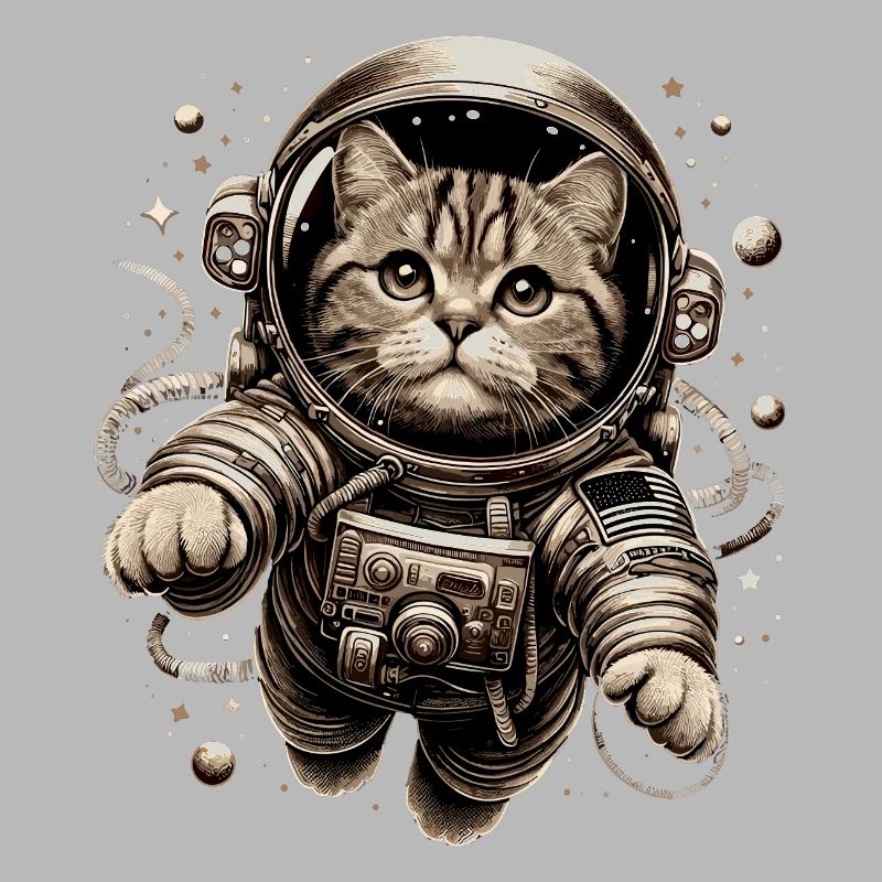 Astronaut BKH getigert Geschenk