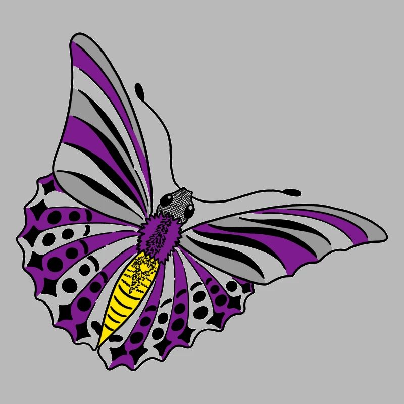 Schmetterling asexual non binary labrys lesbian