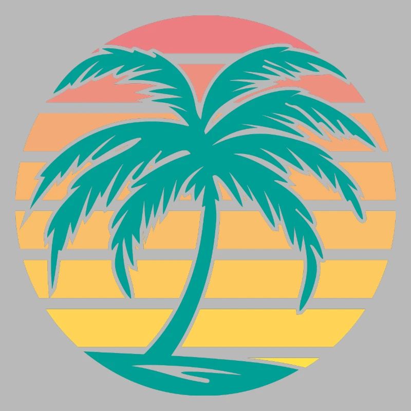 Retro Palm Tree
