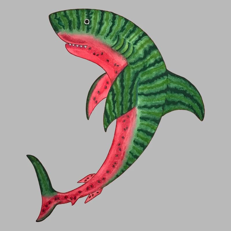 melon requin melon requin poisson melon kawaii plongée
