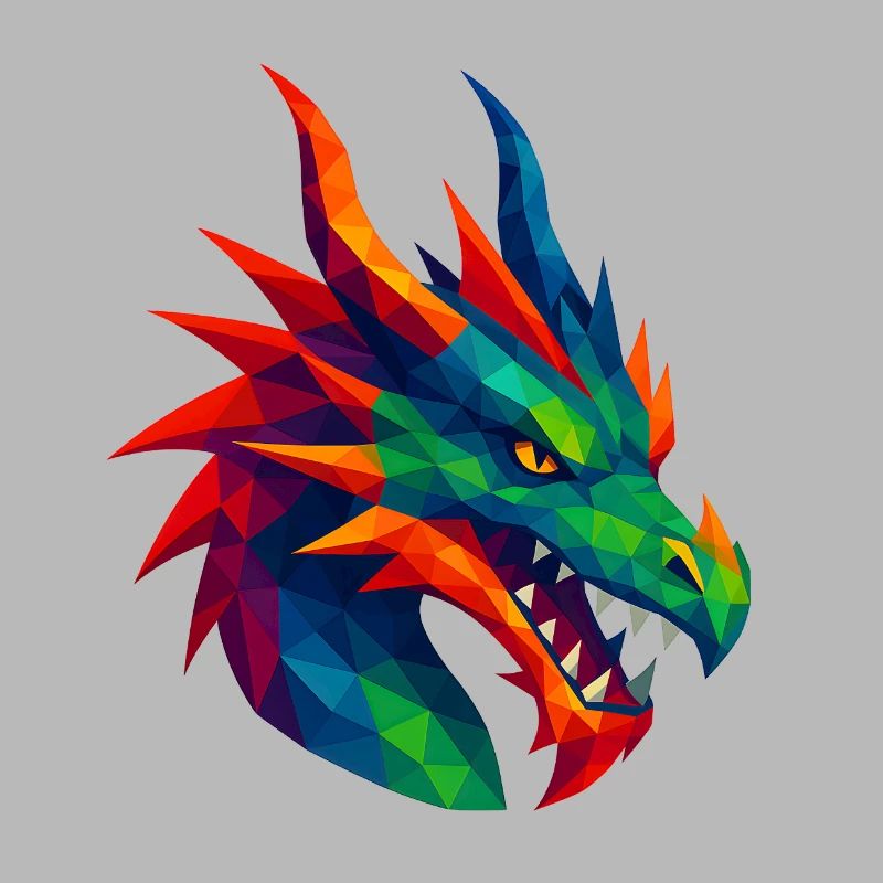 Animaux de style WPAP - Dragon