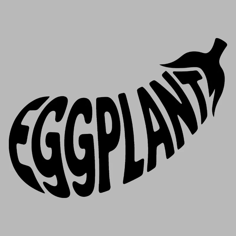 Eggplant - Cool Vegetable Logo