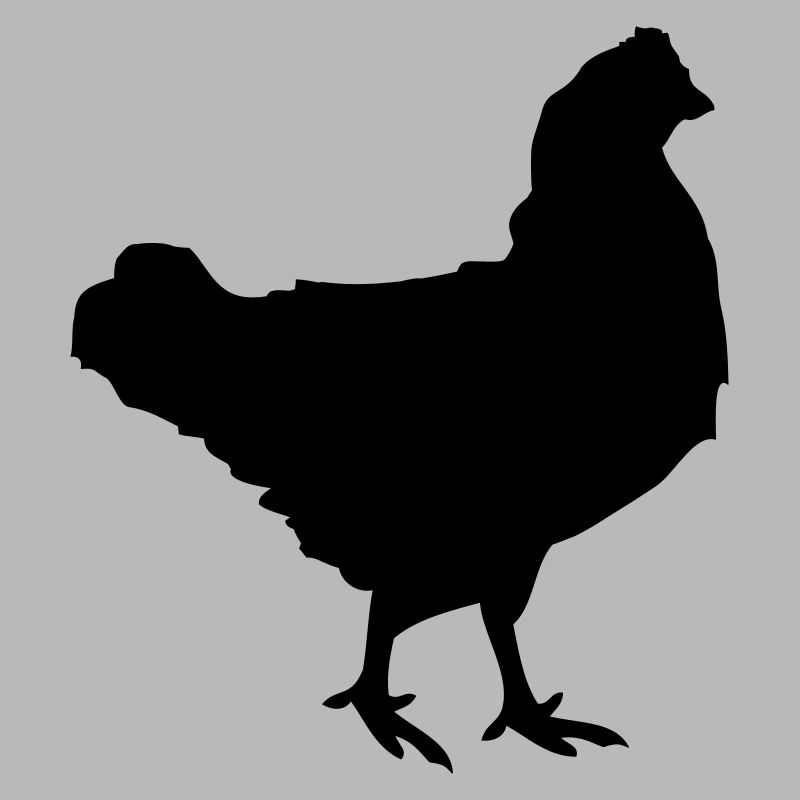 huhn silhouette design