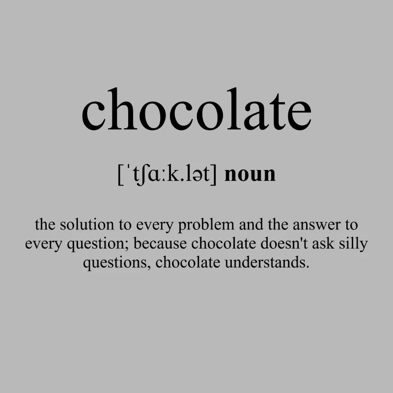 Dictionnaire de définition du chocolat