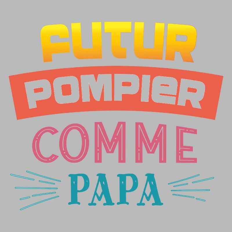 Futur pompier comme papa