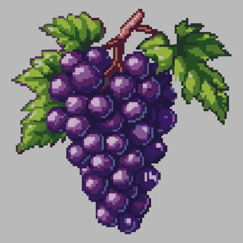 Raisin Icône Pixel