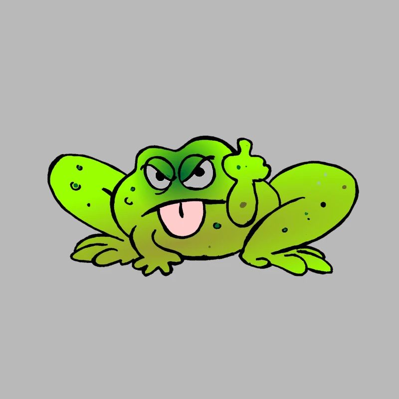 Toad pulls the tongue