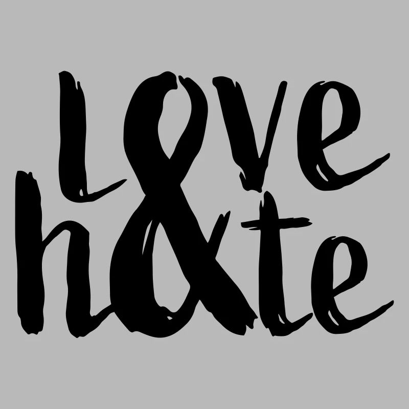 Amore e odio la tipografia