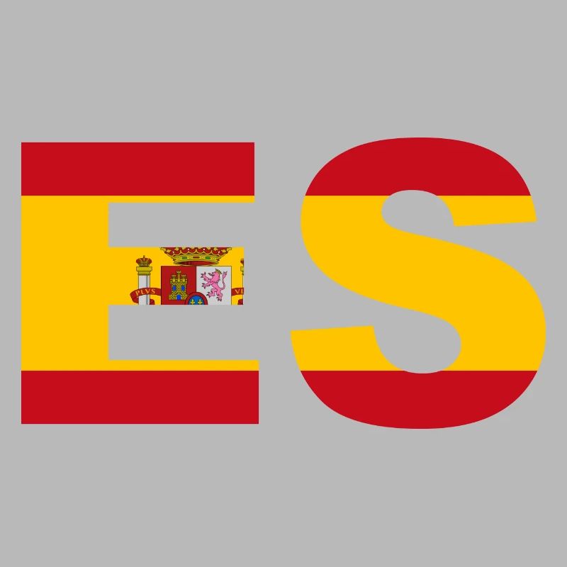 Spain Flag ISO Code ES Madrid Europe Ibiza EU