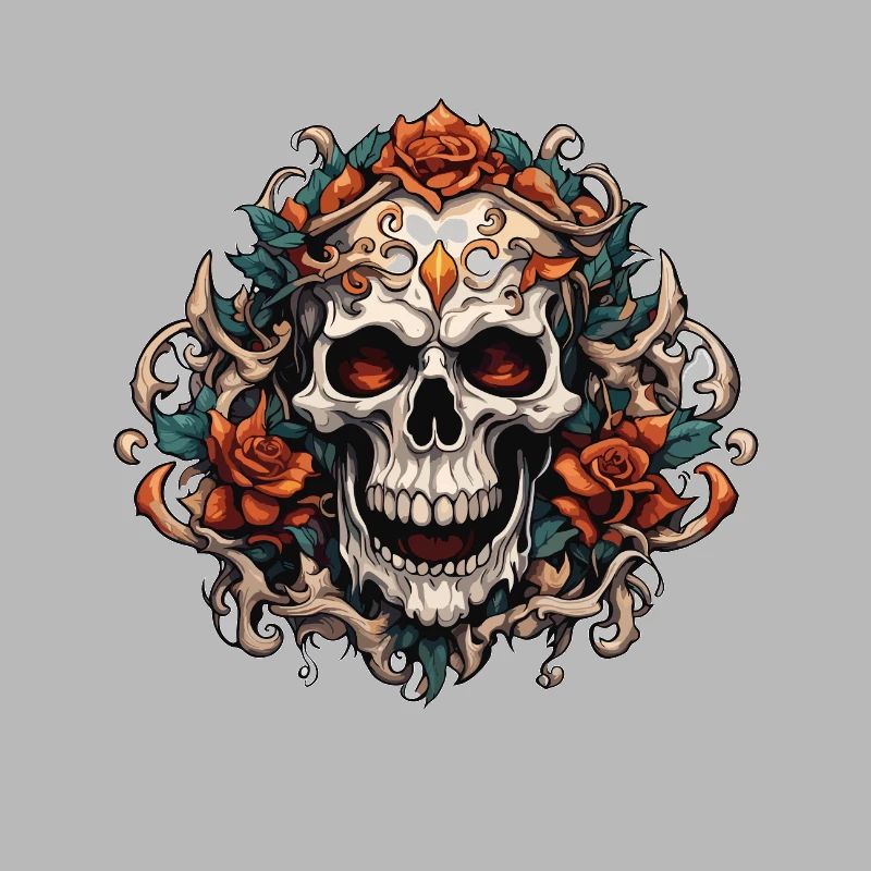 Skull / skull / skeleton / gothic / tattoo