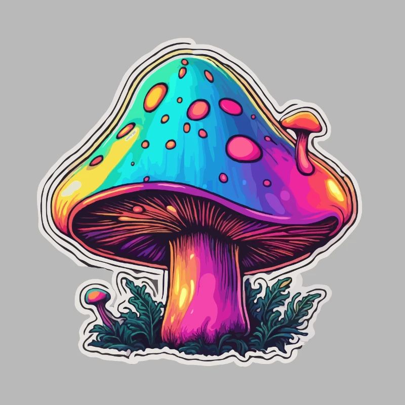 Champignon / Champignon / Prairie / Forêt / Goa / Psy