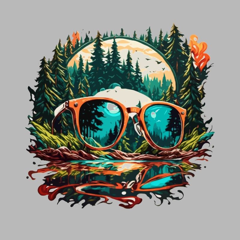 Lunettes de soleil / Reflection / Forêt / Reflection