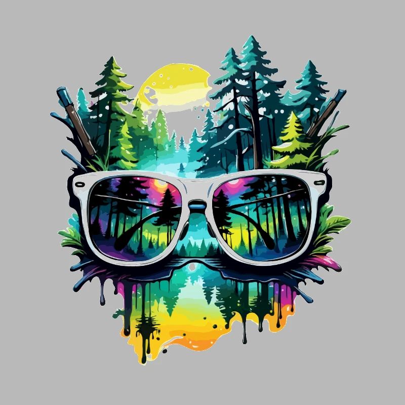 Lunettes de soleil / Reflection / Forest / Reflection