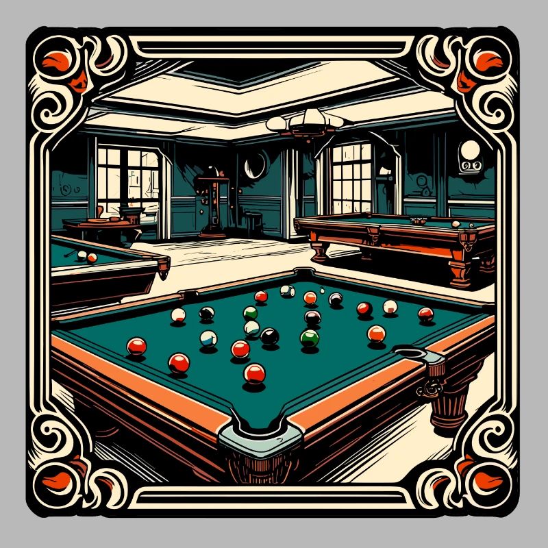 Billard / Boule de billard / 8 boules / billard / Kö