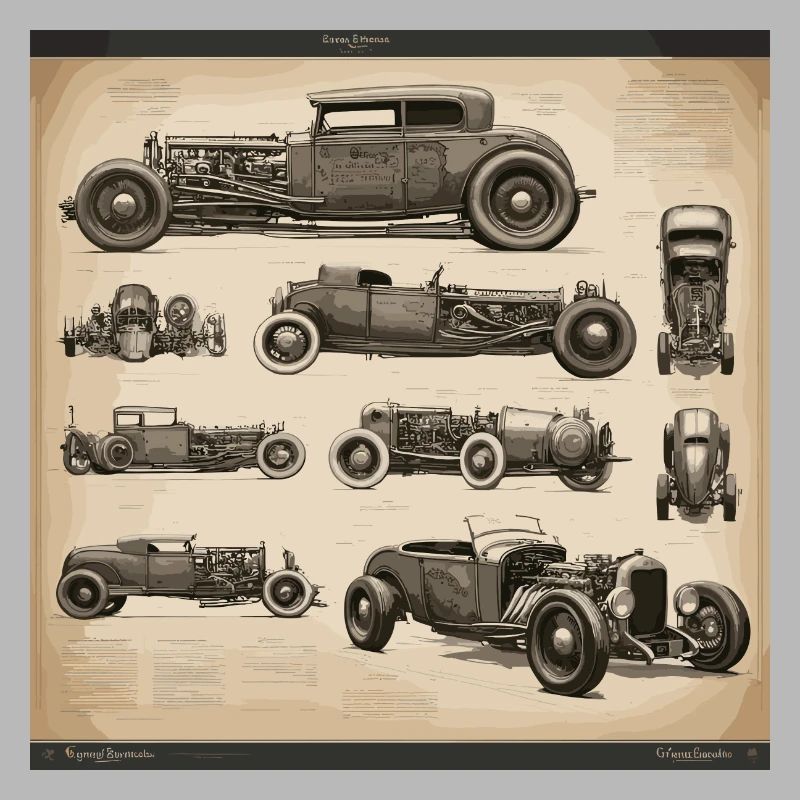 Plan / Sépia / Vintage / Rétro / Old Timer