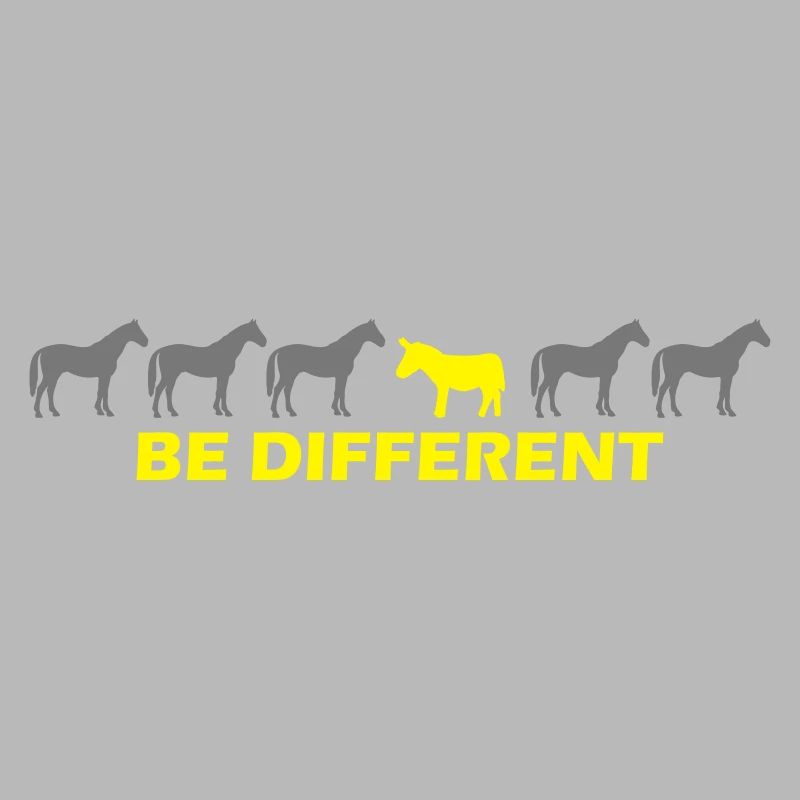 être différent - âne vs cheval