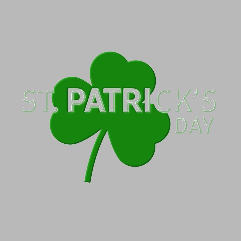St. Patrick's Day avec le trèfle - avec un trèfle