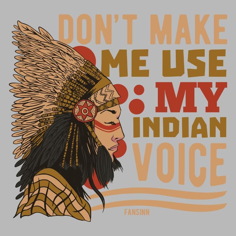 Ne me faites pas utiliser ma voix indienne