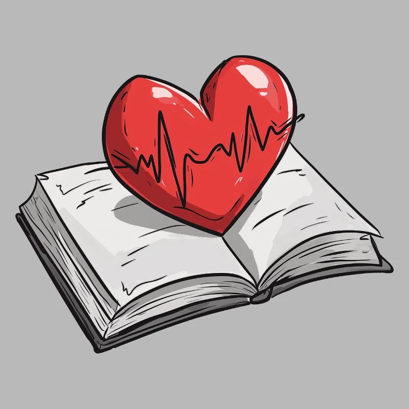 Beating Heart Shaped Book Pulse Design