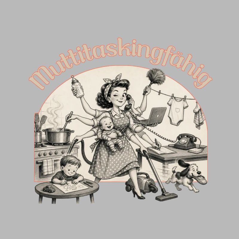 Multitasking? Nein. Muttitasking - Chaos? Läuft!