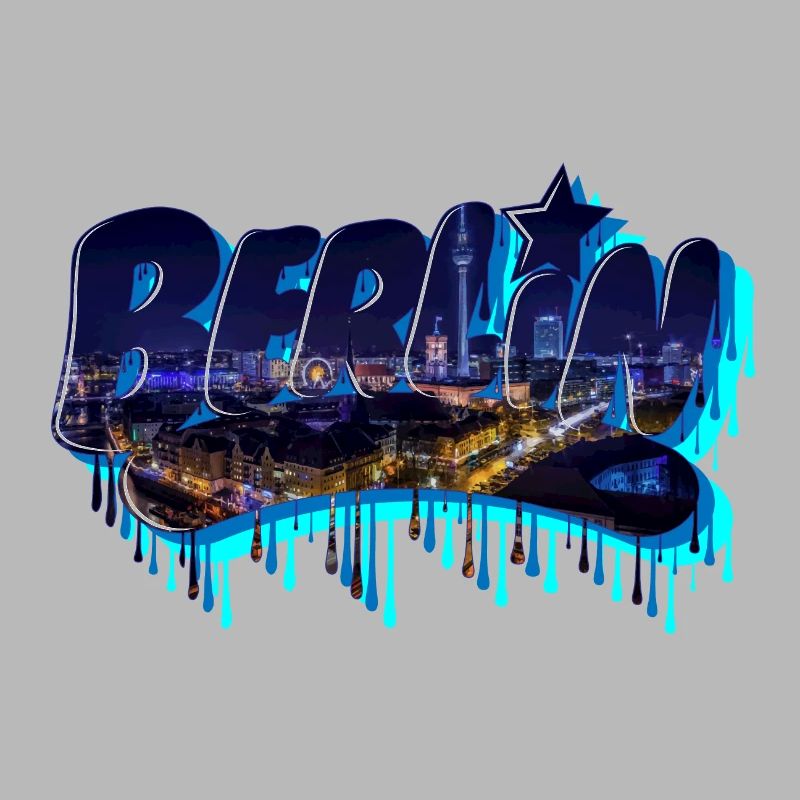 Lettrage de graffiti de Berlin
