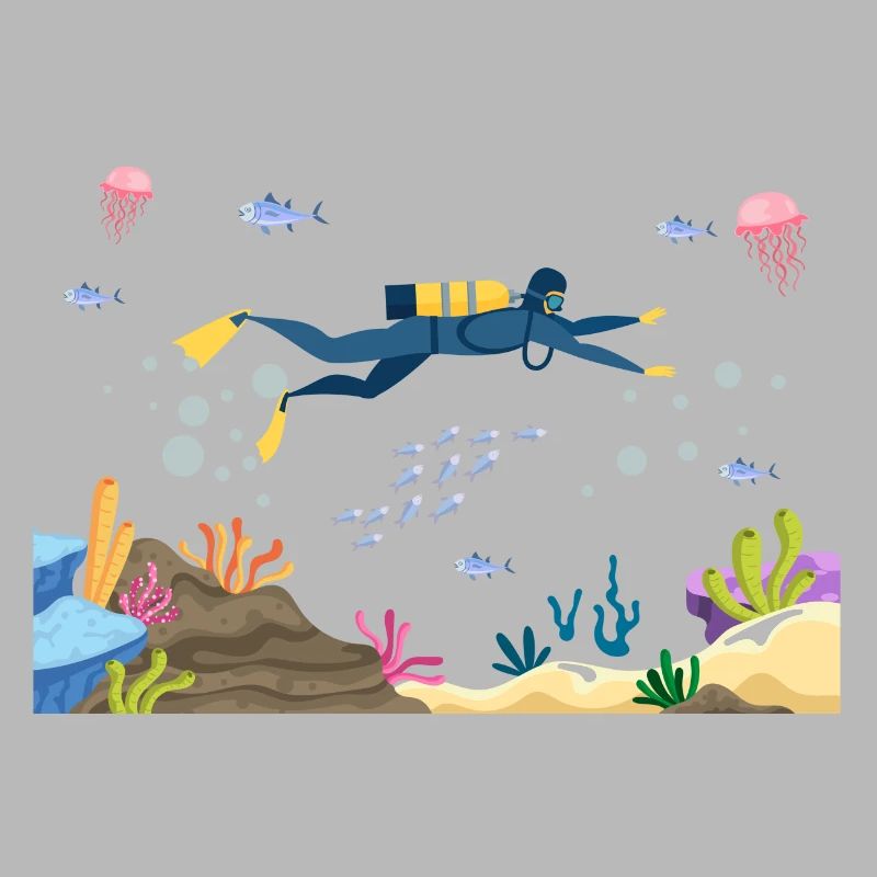 Plongée Aventure Plongeurs Mer Océan