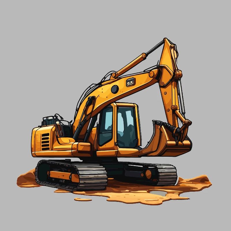 Excavator / construction site / machine /digging / shovel