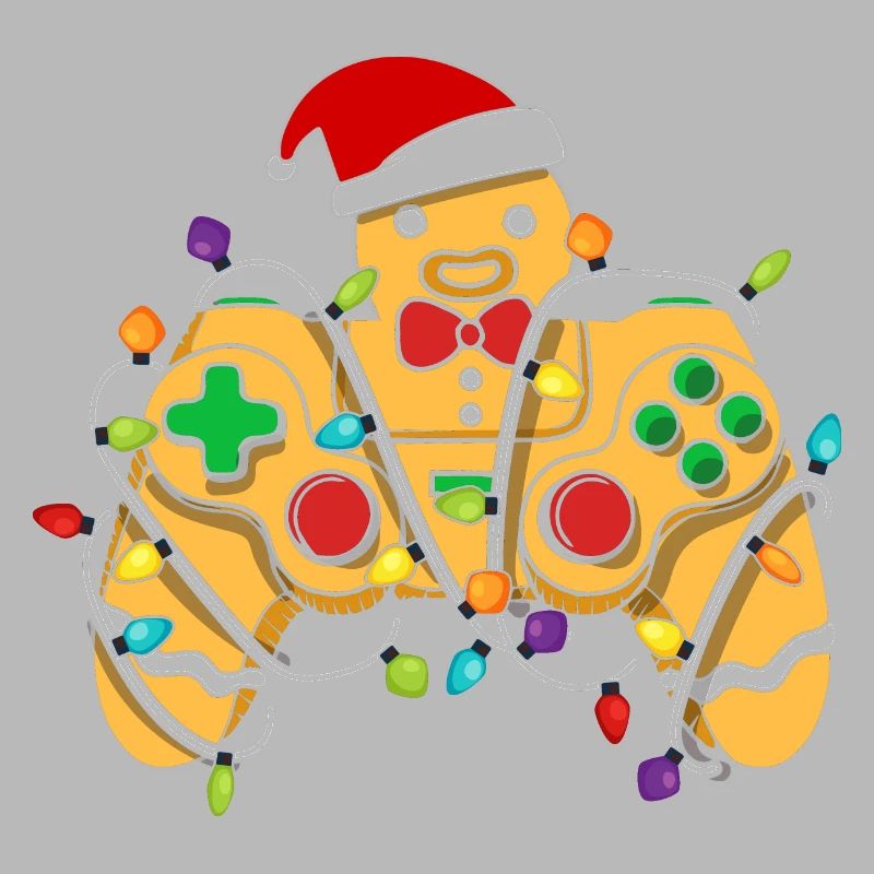 Christmas Gaming Controller Gingerbread