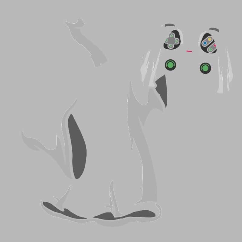 Halloween Dabbing Ghost Gamer