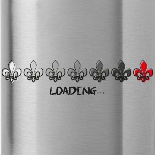Loading Hearts - Pfadfinder Lilien - Trinkflasche mit integriertem Trinkhalm