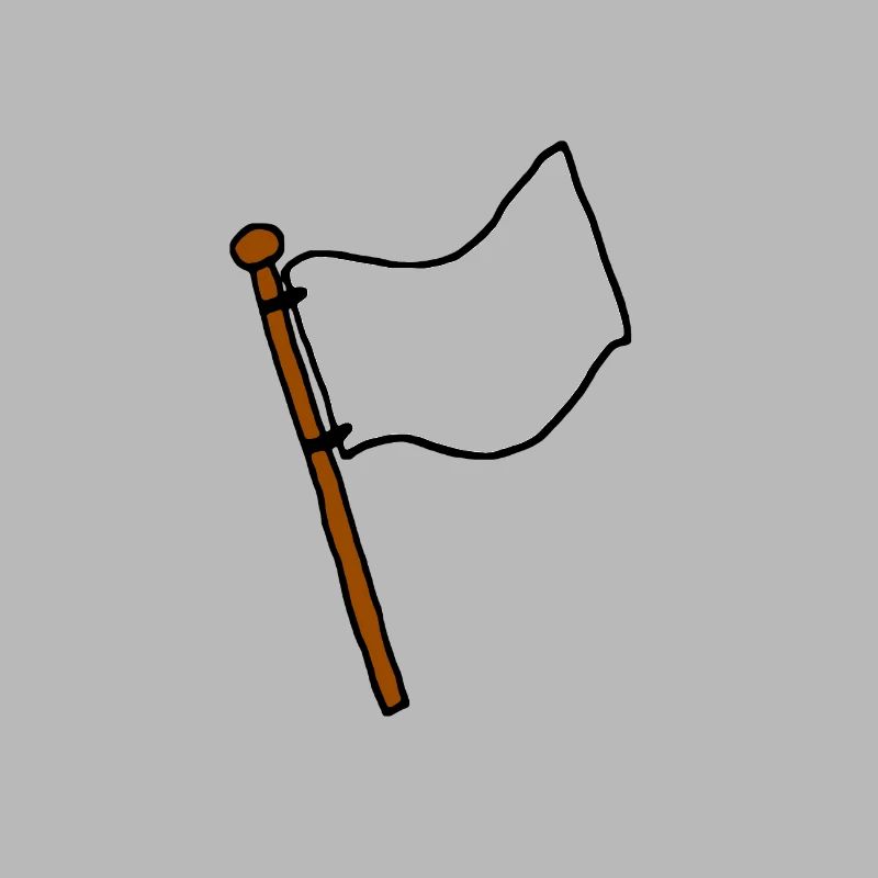 Drapeau blanc, bannière