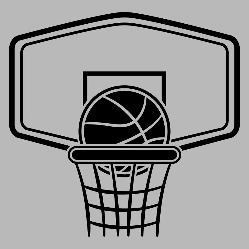 Basket-ball avec cerceau pour vous concevoir vous-même