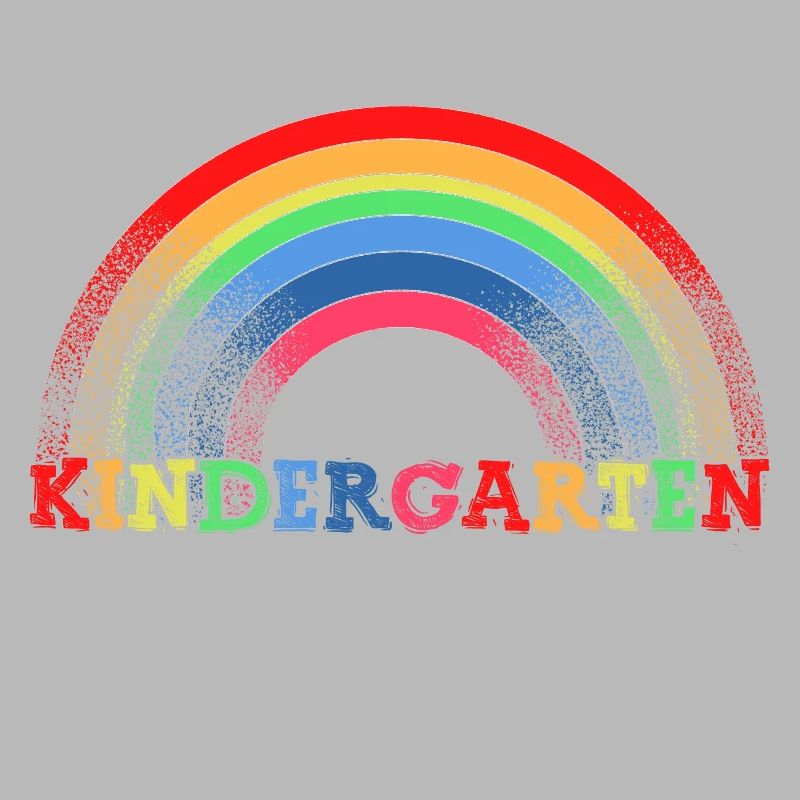 Kindergarten Absolvent 2024 Regenbogen Einschulung