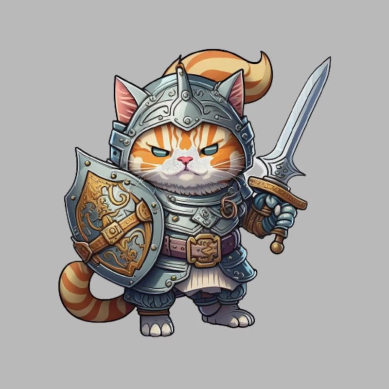 CHAT COURAGEUX
