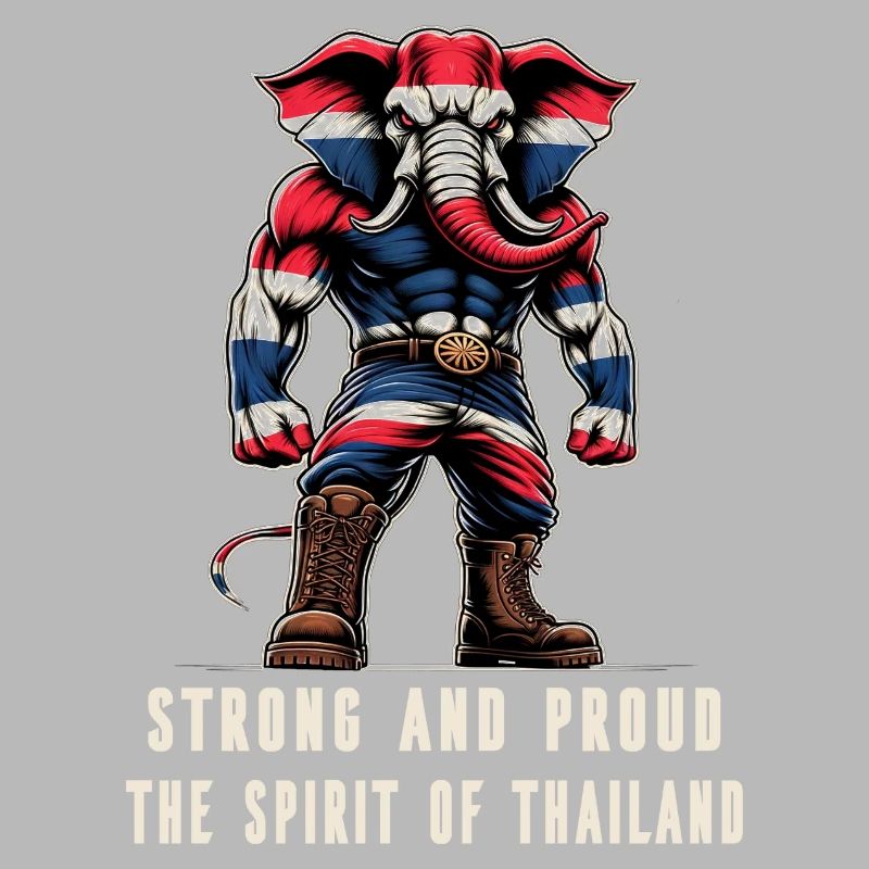 Drapeau de la Thaïlande, éléphant