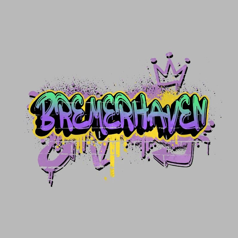 Bremerhaven Germany Graffiti Spray Sprayer