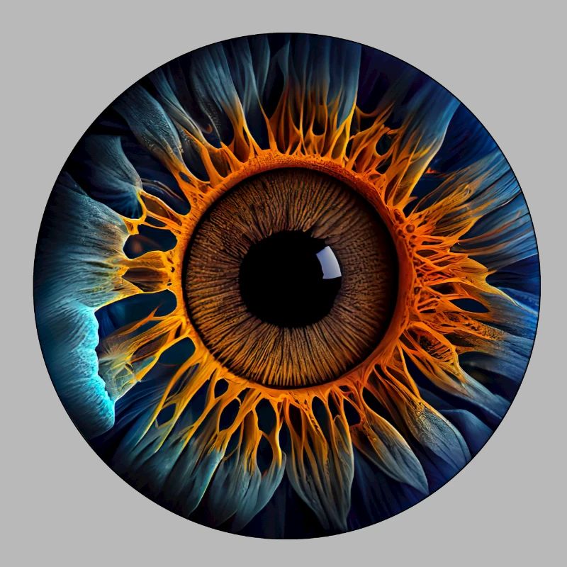 Eine Iris als biometrisches Identifikationssystem