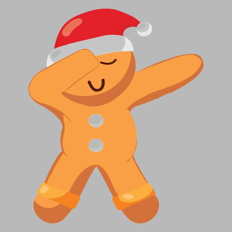 Dabbing gingerbread man