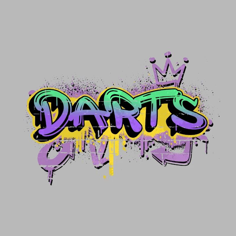 Darts Dart Graffiti Spray Sprayer Dart Player