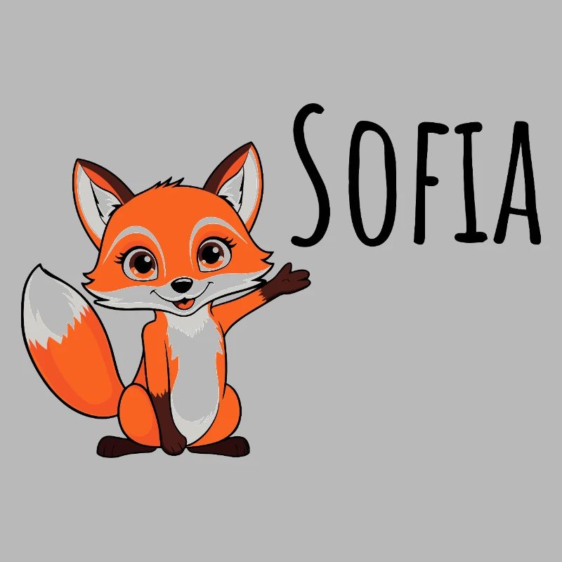 Fox - My Name Is Sofia - Cute Forest Animal