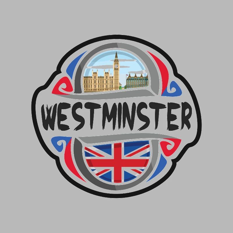 Westminster Royaume-Uni Drapeau du Royaume-Uni Souvenir de voyage
