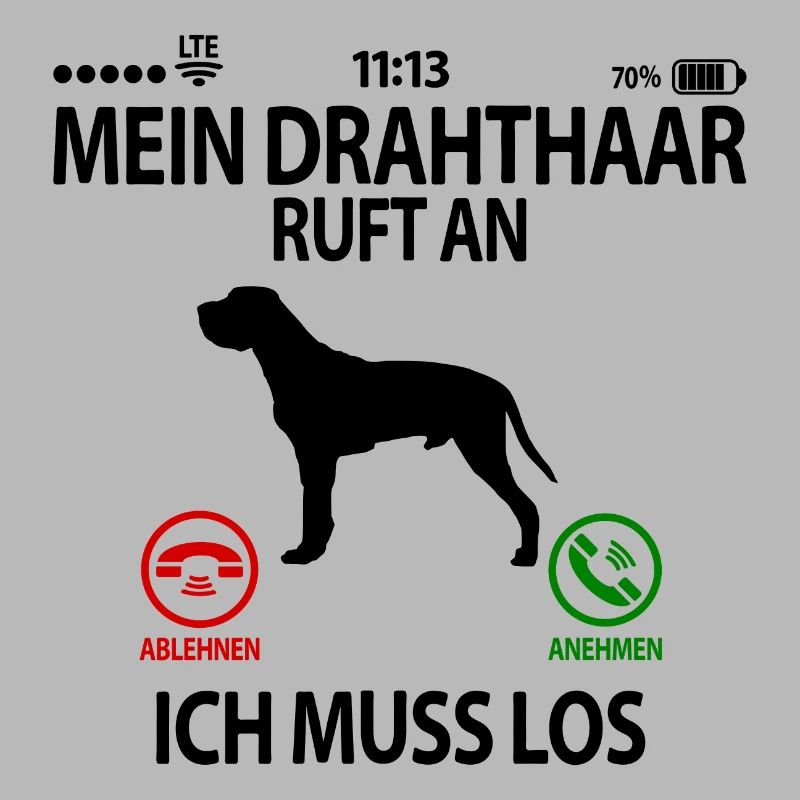 Deutsch Drahthaar Geschenkidee Lustig Spruch