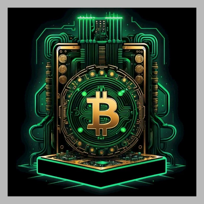Bitcoin Crypto Crypto à la lune Cadeau CPU