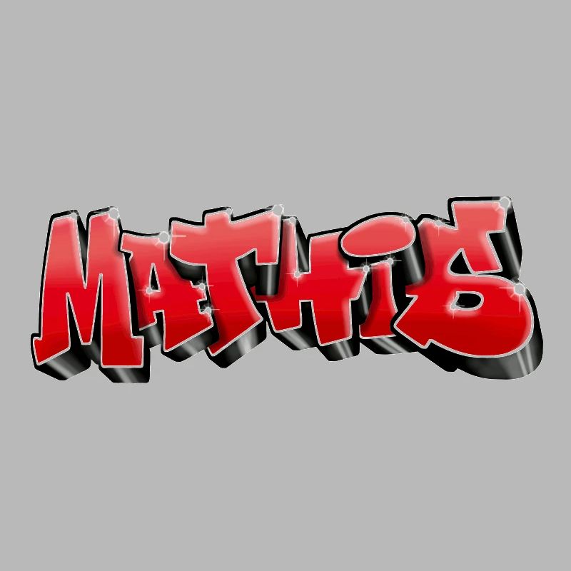 Mathis Graffiti Red