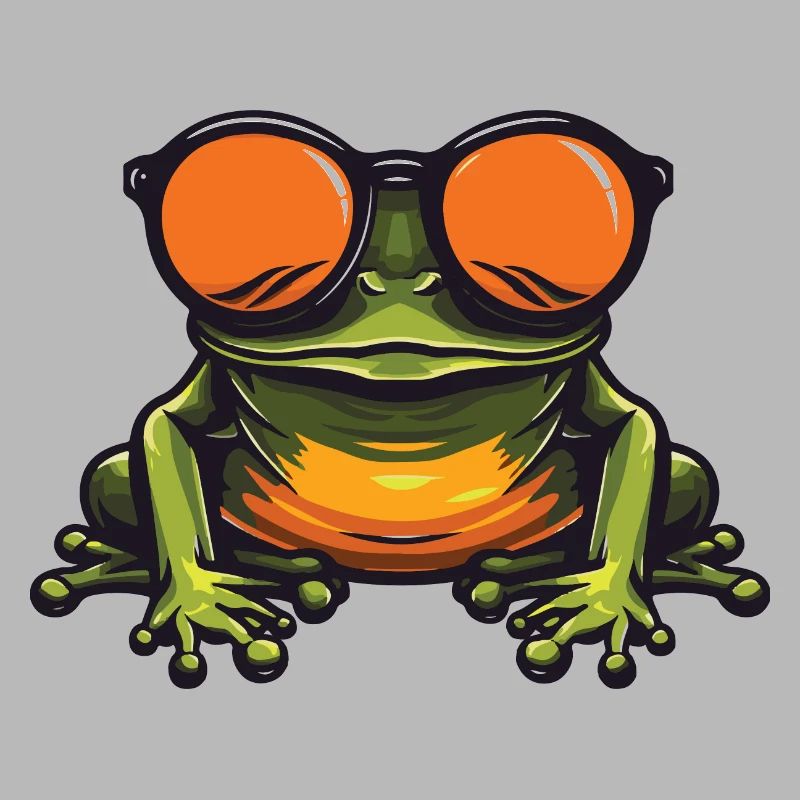 Frog Funny Cool