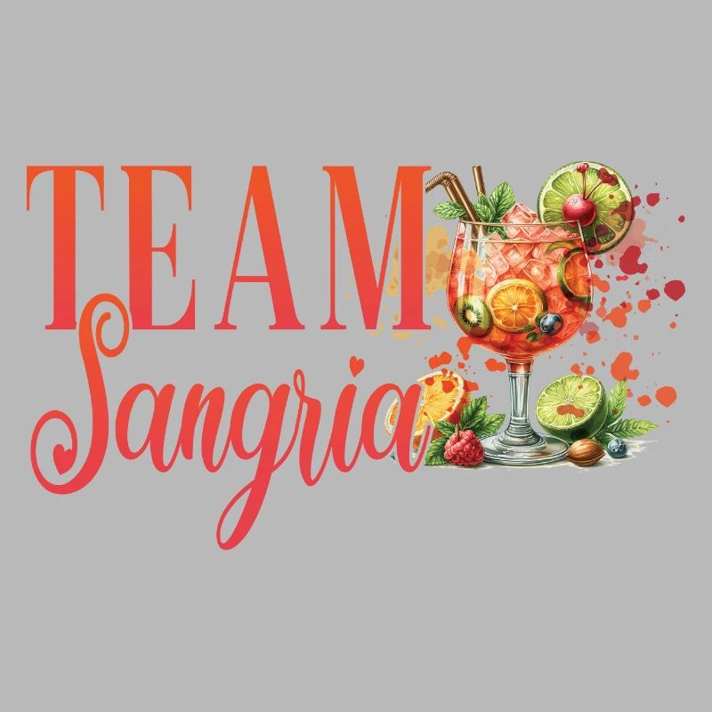 Cocktail Bartender Team Sangria