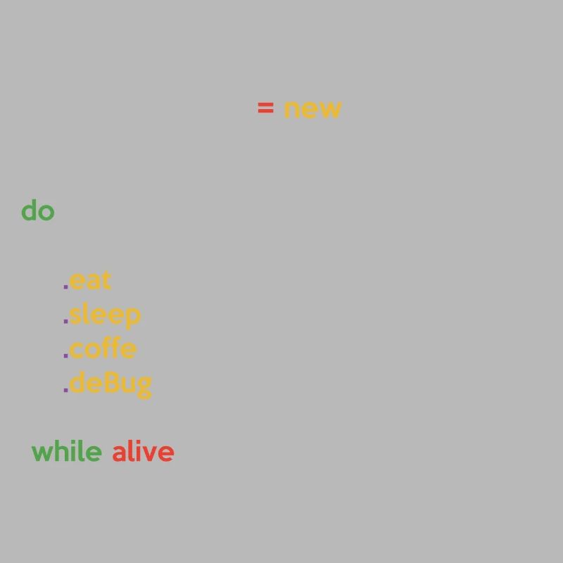 Eat Sleep Code Repeat Coder Programmer Software De