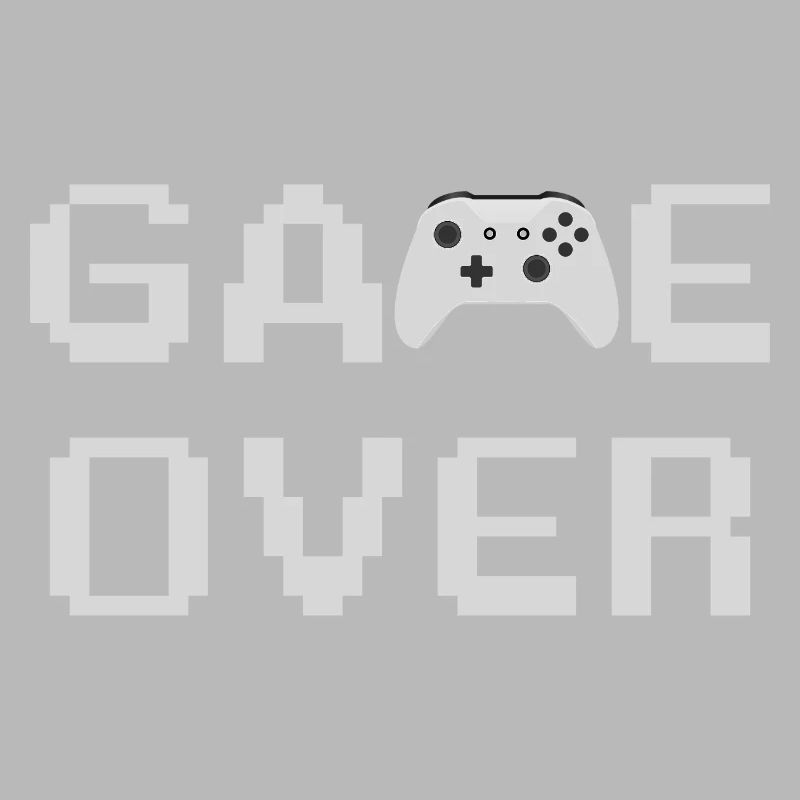 Game Over Controller Blanc