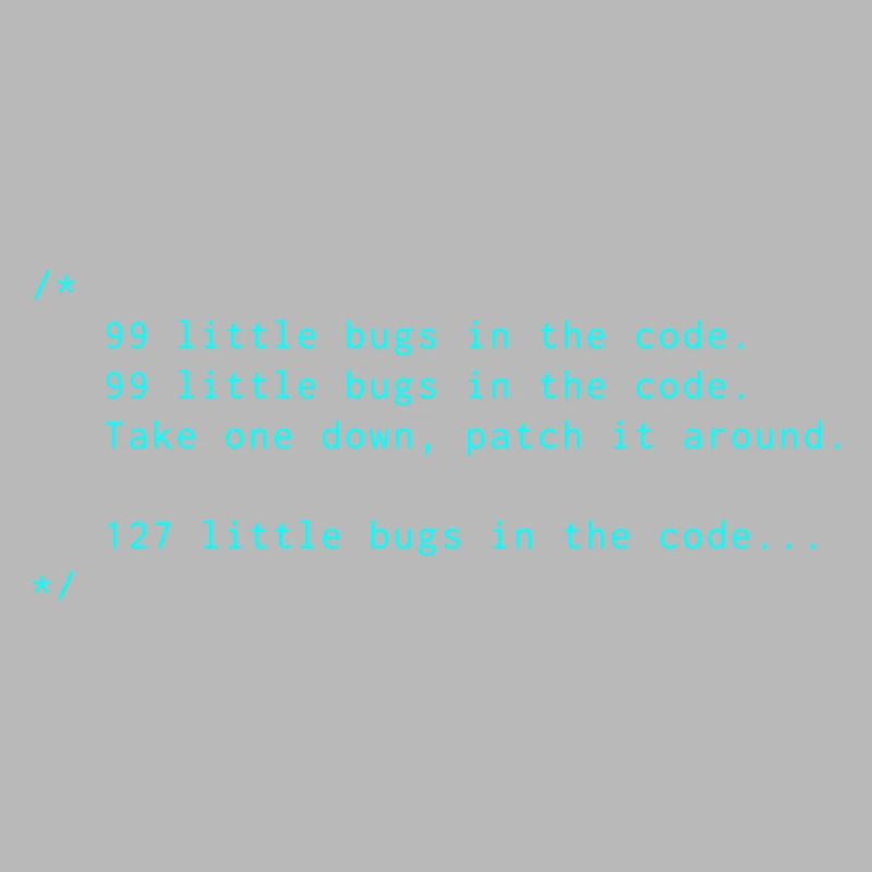 Bugs code programmation informatique cadeau disant