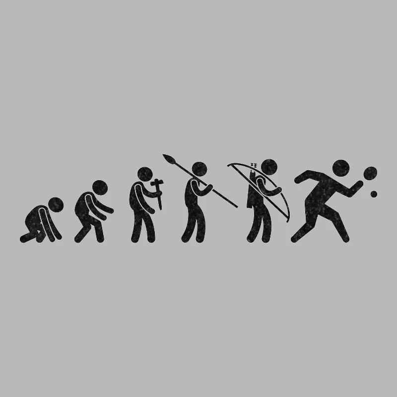 Evolution Tennis de Table Noir Grunge